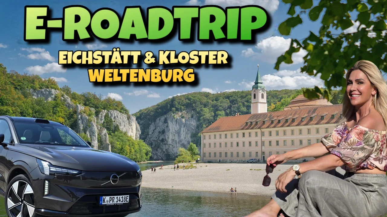Elektrisch nach Eichstätt, Altmühltal, Kloster Weltenburg mit dem Volvo EX90 #deutschland