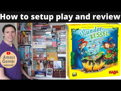 How to play Wunderkessel Magic Cauldron children's Haba board game AmassGames #kids #lboardgame