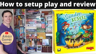 How to play Wunderkessel Magic Cauldron children's Haba board game AmassGames #kids #lboardgame