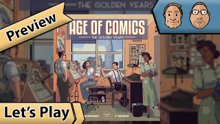 Age of Comics: The Golden Years – Brettspiel – Preview – mit Peat & Alex