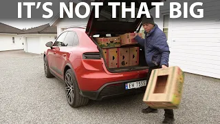 Porsche Macan 4 banana box test