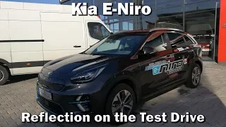 Reflecting on the Kia E-Niro Test Drive