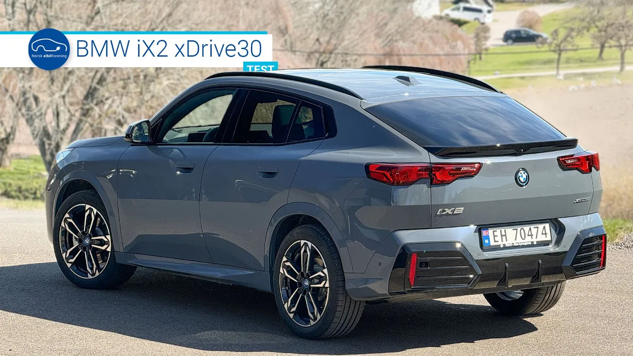 Test av BMW iX2 xDrive30 - sporty kjøremaskin med et par store ulemper