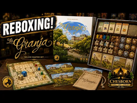Reboxing La Granja: Deluxe Master Set | How Do You Organize ALL of This?!