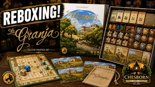 Reboxing La Granja: Deluxe Master Set | How Do You Organize ALL of This?!