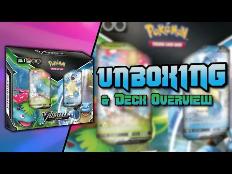 Pokémon Sword & Shield V Battle Venusaur & Blastoise Decks