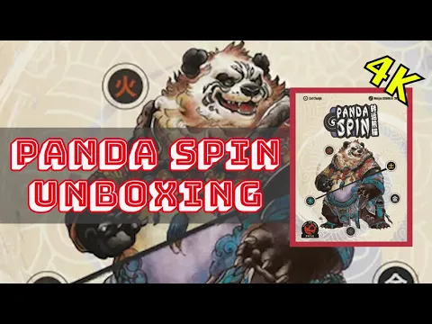 [4K] It Looks Amazing! - Panda Spin - UNBOXING [KICKSTARTER]