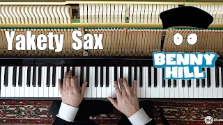 Yakety Sax - Benny Hill Theme - Piano Tutorial