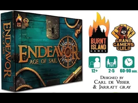 Endeavor: Age of Sail (Deluxe Edition)- Whats in the Box? - Endeavor Board Game Unboxing