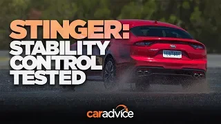 Will the Kia Stinger drift? Stability control tested!