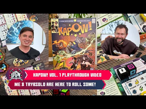 Kapow! Volume 1 - Playthrough Video - 2 rounds of dice forging, rolling and duelling