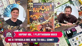 Kapow! Volume 1 - Playthrough Video - 2 rounds of dice forging, rolling and duelling