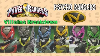 Psycho Rangers – Power Rangers: Heroes of the Grid Villain Breakdown
