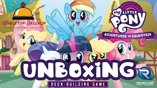 My Little Pony Adventures in Equestria Unboxing, Check out this My Little Pony Deck Building Game