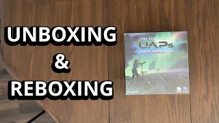 The Search for UAPs - Board Game Unboxing & Reboxing - What's in the Box?