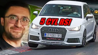 INSANE AUDI "RS1" UPSETTING SUPERCARS! // Nürburgring