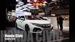 Nouvelle Honda Civic 2017 - Mondial de l'Automobile 2016 Bonus