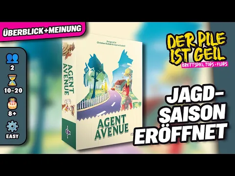 AGENT AVENUE - Nerdlab Games - Brettspiel - Der Pile ist geil