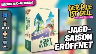 AGENT AVENUE - Nerdlab Games - Brettspiel - Der Pile ist geil