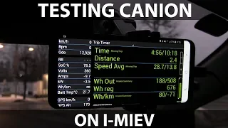 Mitsubishi i-MiEV with caniOn