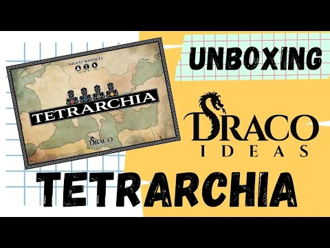 UNBOXING – Tetrarchia by Draco Ideas Editorial. The bet coop small strategy game of recent times?