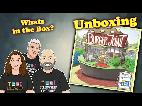 Unboxing Burger Joint | A Fast-Food Card Game Classic!