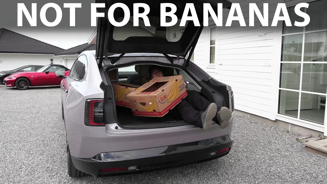 Volvo ES90 RWD banana box test
