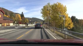 Talking about Model X while driving over Hemsedal