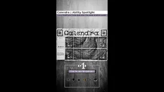 Calendra Ability Spotlight, Score Modifiers