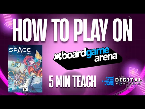 Space Lab: How to Play Tutorial on Board Game Arena