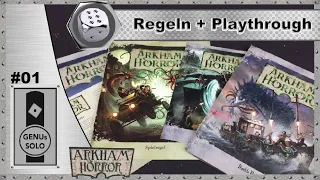 Arkham Horror 3. Edition - Die bleiche Laterne - S01E01 - Playthrough - Setup/Regeln - deutsch