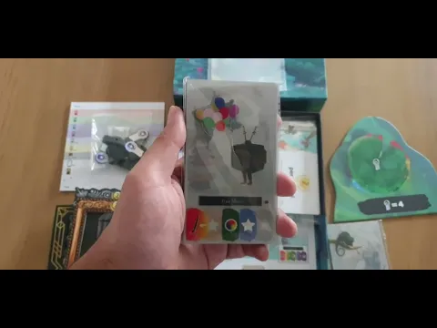 Canvas Finishing Touches Board Game Contents Unboxing