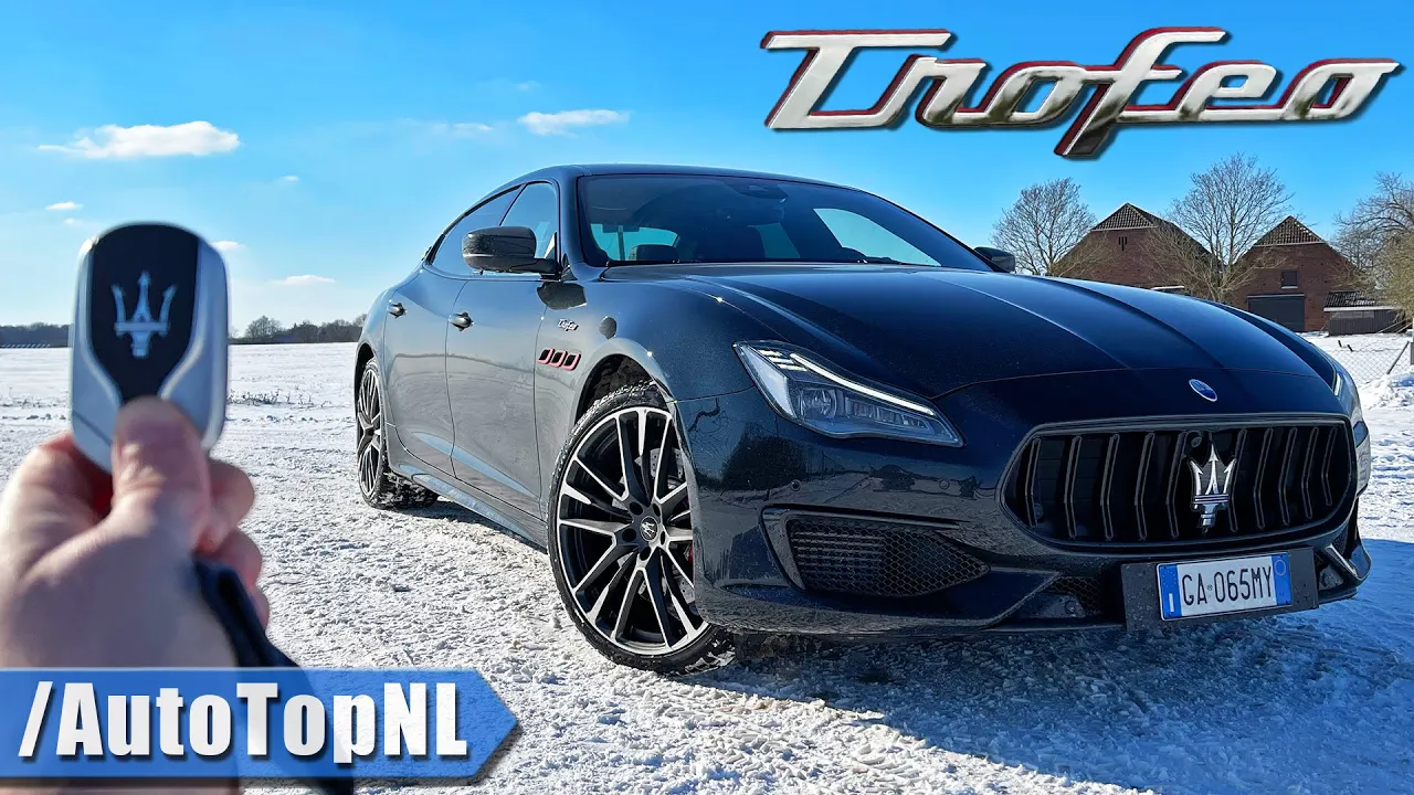 Maserati Quattroporte Trofeo V8 REVIEW on AUTOBAHN [NO SPEED LIMIT] by AutoTopNL