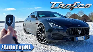 Maserati Quattroporte Trofeo V8 REVIEW on AUTOBAHN [NO SPEED LIMIT] by AutoTopNL