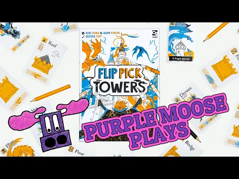 Purple Moose Plays (and you can too!)...Flip Pick Towers (solo) - review copy