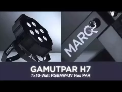 Product video thumbnail for MARQ Gamut PAR H7 Low-Profile 6-in-1 Hex LED Wash Light