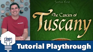 Castles of Tuscany - Tutorial Playthrough - JonGetsGames