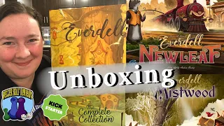 Unboxing Everdell Big Box, Newleaf, Mistwood and add-ons!