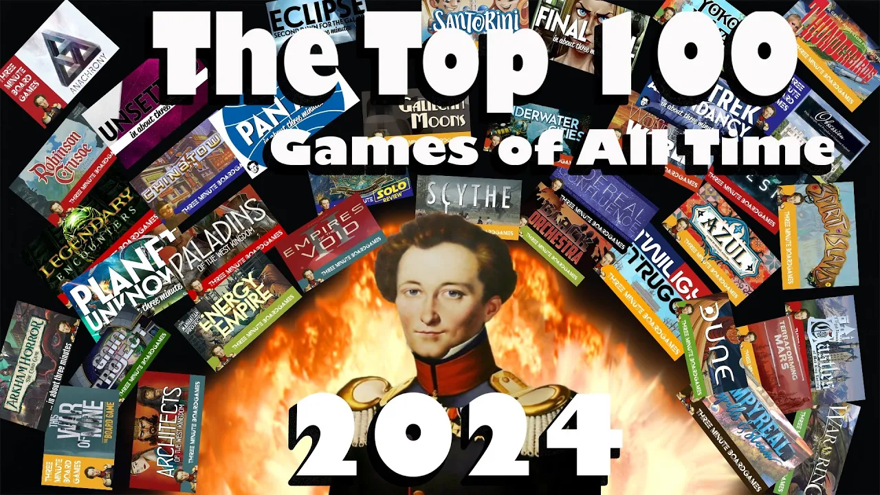 The top 100 board games of all time