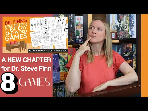 Dr. Steve Finns Book of Solo Strategy and Word Games | Available RIGHT NOW!