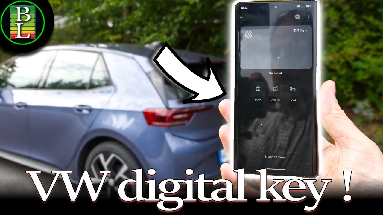 VW ID.3 Neo DIGITAL KEY - Setup and how it works !