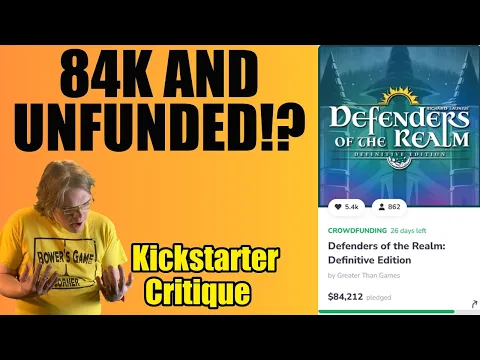 Defenders of the Realm: Definitive Edition (F-) so it’s not DOTR?????? - Kickstarter Critique Review