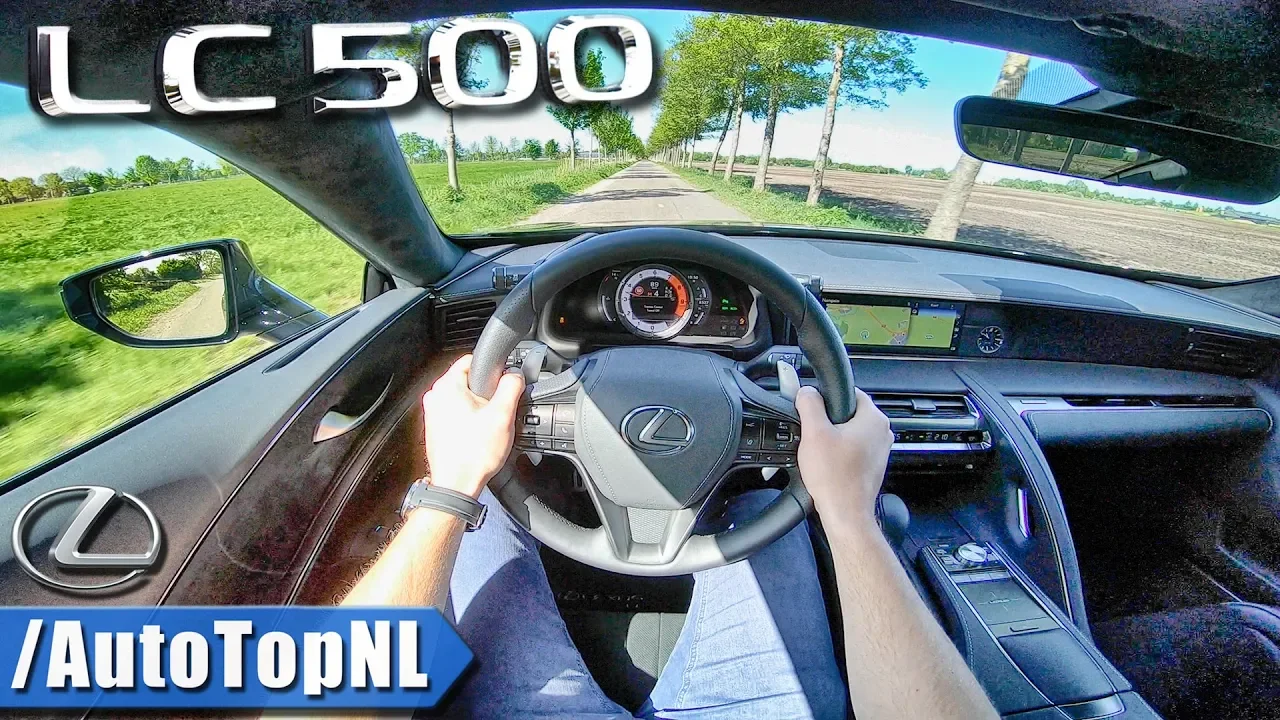 Lexus LC 500 5.0 V8 LOUD! POV Test Drive by AutoTopNL
