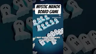 Unboxing Mystic Manor, a 2025 family board game for Halloween!