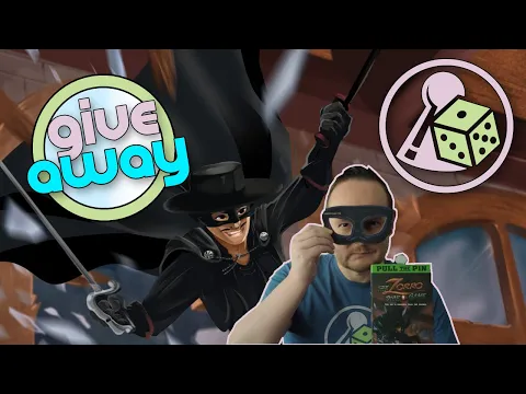 Unboxing and Give-Away of The Zorro Dice Game
