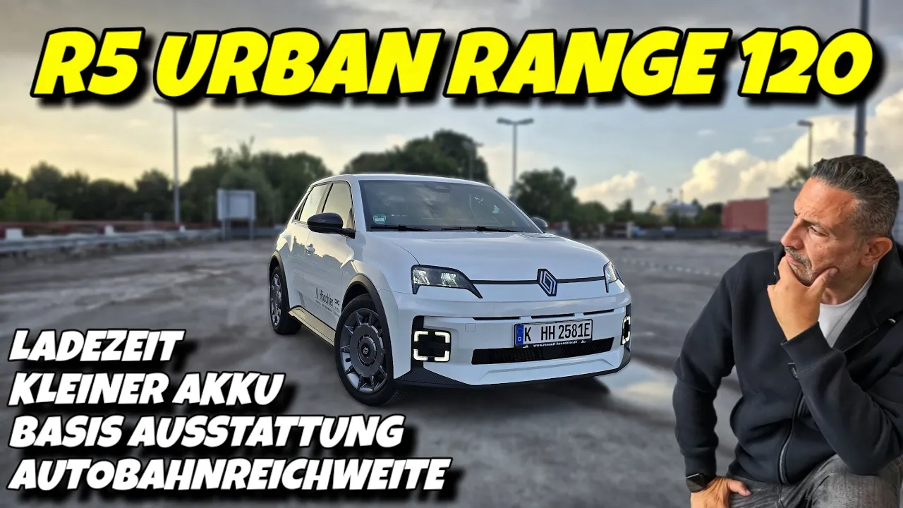 Reicht die Basis? Renault 5 E-Tech Urban Range 120 Autobahnreichweite. #automobile