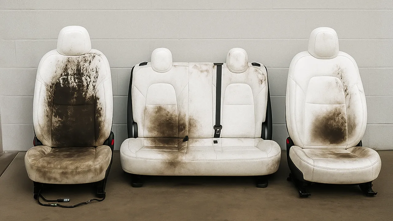 Perfectly Cleaning Tesla's White Interior (Very Easy Steps)