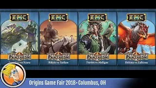 Pantheon expansions for Epic Card Game — overview at Origins Game Fair 2018