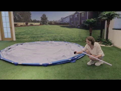 Piscina Estruturada Redonda Plástico 6473L  Azul 76x366cm Bestway