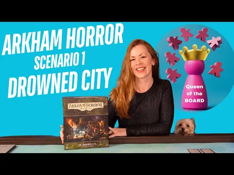 Arkham Horror LCG Drowned City Solo Boardgame Playthrough - Scenario 1 - One Last Job
